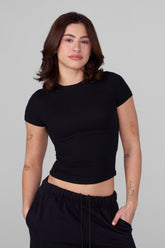 W484 Classic Baby Tee - Black