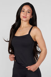 W4321 - Studio Edit Active Tank - Black