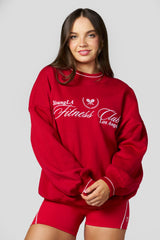 W5172 - Country Club Crewneck - Red