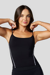 W4332 - Prep Tank Top - Black
