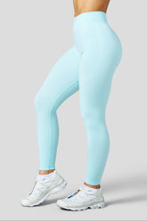W2252 Pulse Seamless scrunch Leggings - Aqua