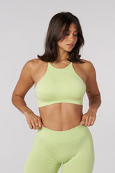 W452 Core Hourglass Bra Tank - Lime Green
