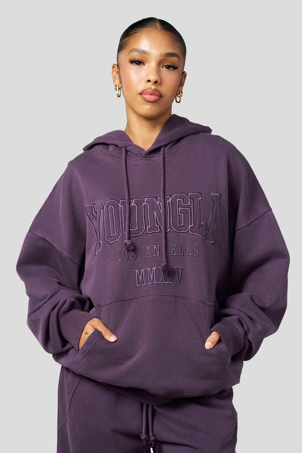 W542 - Mineral Hoodie - Purple