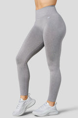W2156 - Pulse Seamless Leggings - Marled Grey
