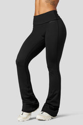 W282 Flashback Foldover Flares - Black