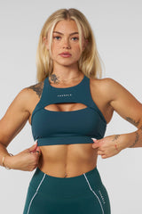 W365 - Elevate cut-out bra - Teal