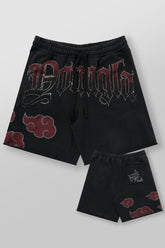 1002 - Naruto Sweat Shorts - Akatsuki