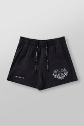 1012 - Tren Twins Quad Reveal Shorts - Black