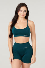 W329 - Core Seamless scoop neck bra - Velvet Teal