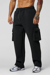 2047 - Scuba Cargo Sweats - Black Heather
