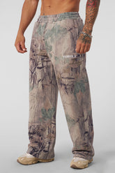 2094 - Tree Camo Collection - No Cuff Sweats - Beige Tree Camo