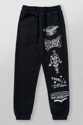 2143 - Golds Gym Immortal Joggers - Black Wash