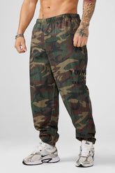 2162 - Elevated Pump Cover Joggers - Army Camo