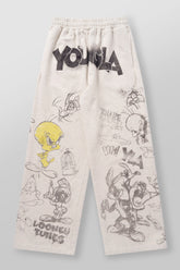 2183 - Looney Tunes Squad Sweats - Allover Sketch