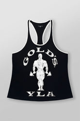 3014 - Golds Gym Classic Stringers - Black/White