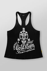 3016 - Golds Gym New Age Stringers - Black