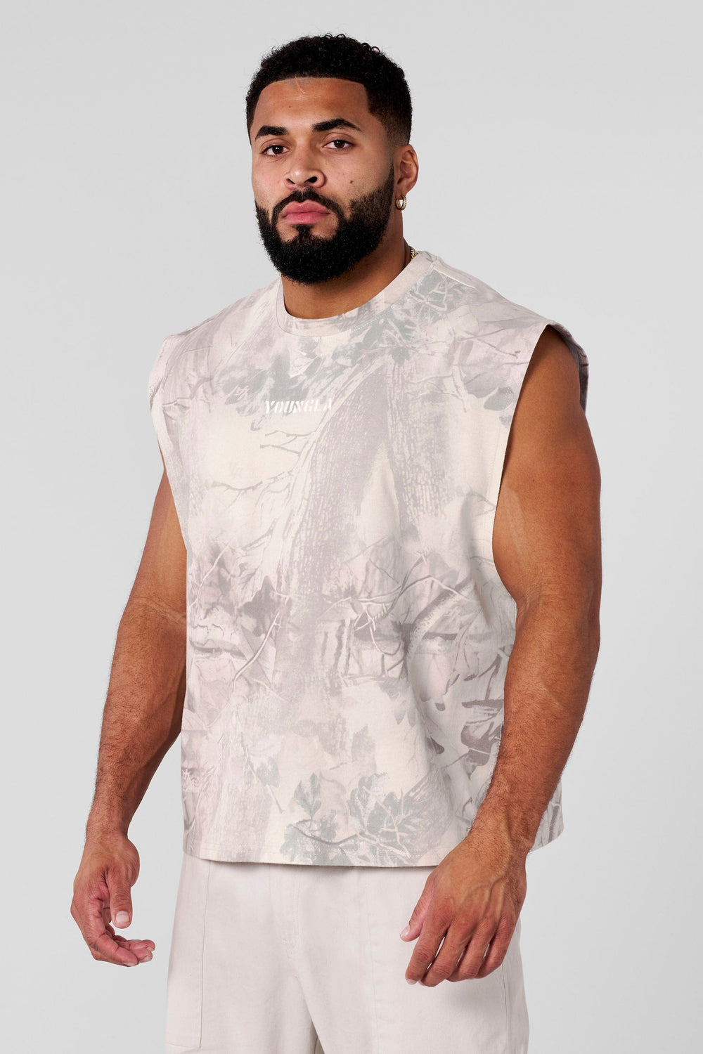 3067 - Tree Camo Collection - Cut Offs - Desert Tan Tree Camo
