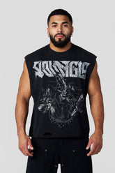 3093 - Unleashed Cut-Offs - Black Wash