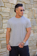 4321 - Date Night Knit Tees - Heather Grey