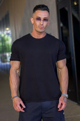 4321 - Date Night Knit Tees - Black
