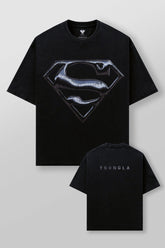 4044 - Superman Graphic Tees - Chrome Logo