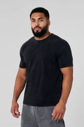 4148 - Elevated Essentials - Fitted Tee - Black Wash