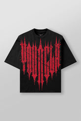 4156 - Revenge Tees Spring '25 - Black Red Wash