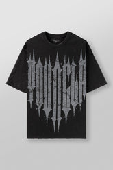 4156 - Revenge Tees - Black Wash