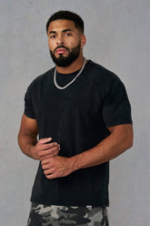 4192 - Washed Tailored Tees - Black Wash