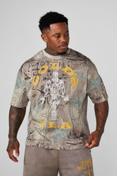 4213 - Gold's Iron Legacy Icon Tees - Beige Tree Camo