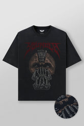 4257 - Batman Rhinestone Tees - Bane R