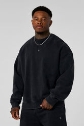5095 - Elevated Essentials - Crewneck - Black Wash