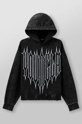 5126 - Revenge Hoodies - Black Wash
