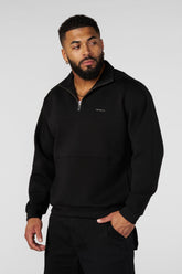 5127 - Noble Quarter-Zips - All Black