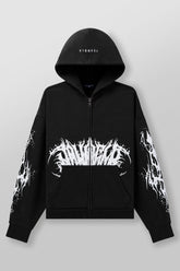 5128 - Venom Hoodies - Black Wash