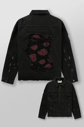 5133 - Naruto Distressed Denim Jackets - Akatsuki
