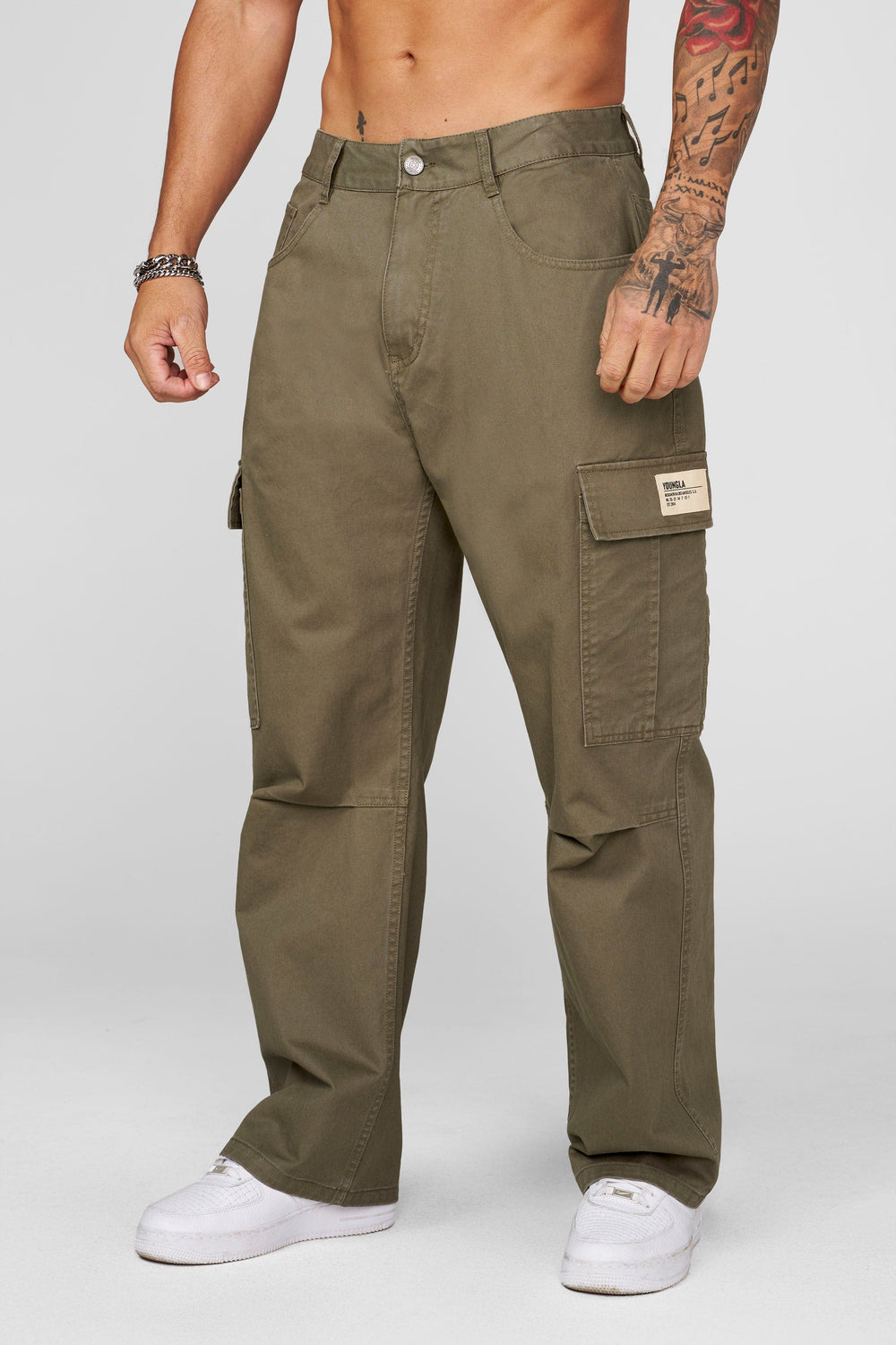 6047 - Classic Cargo Pants - Olive