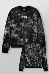 8002 - Batman Comic Longsleeves - Black