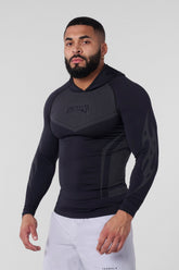 8062 - Warrior Compression Hoodies - Black