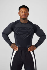 8066 - Superman Compression Longsleeves - Black