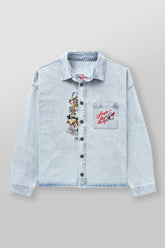 8112 - Looney Tunes Denim Shirt - Blue Wash