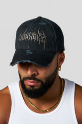 9076 - Cyberpunk Hats - Black Wash