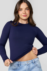 W480 Winter Arc Long Sleeve tee - Navy