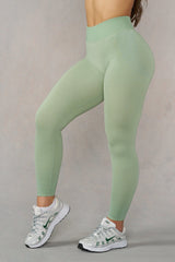 W2223 - Motion Seamless Leggings - Mint Green