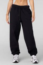 W2218 - Studio Edit Cuff Joggers - Black