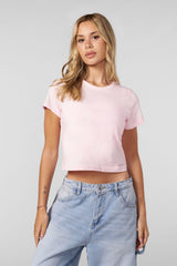 W4300 - Studio Edit Cotton Tee - Pink