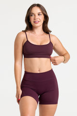 W351 - Legacy Sports Bra - Burgundy