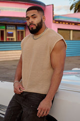 3012 - Drop Shoulder Knit Cut-Off