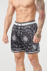 132 Infamous Bandana Shorts - Black