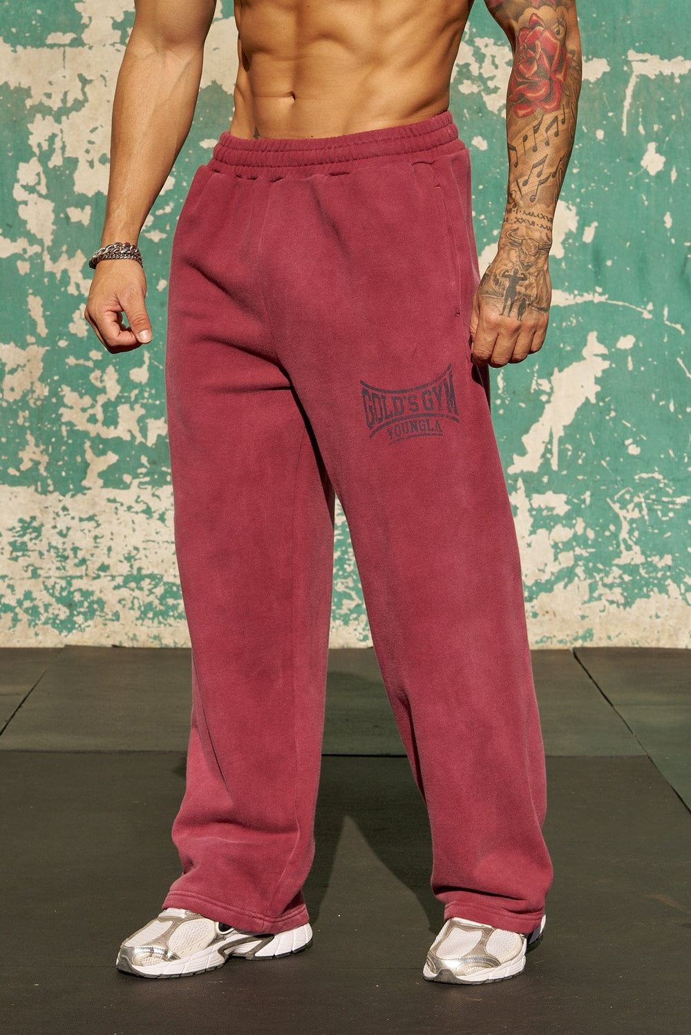2052 - Gold's Iron Legacy Heritage Sweats - Burgundy
